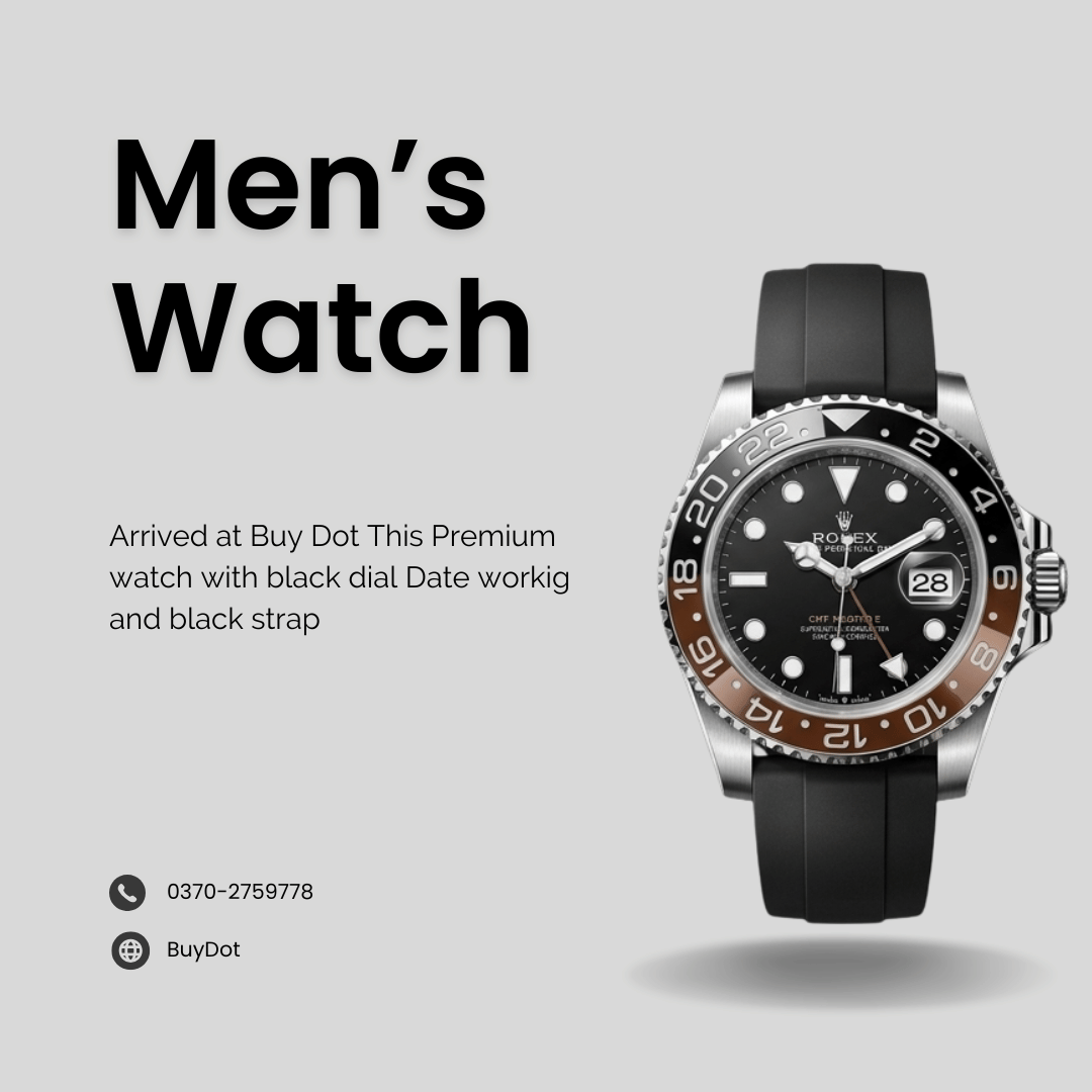 Premium Rlx Men's watch Arrived at BUY DOT ⌚