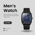 UP Men's watch with adjustable Magnetic lock Arrived at Buy Dot