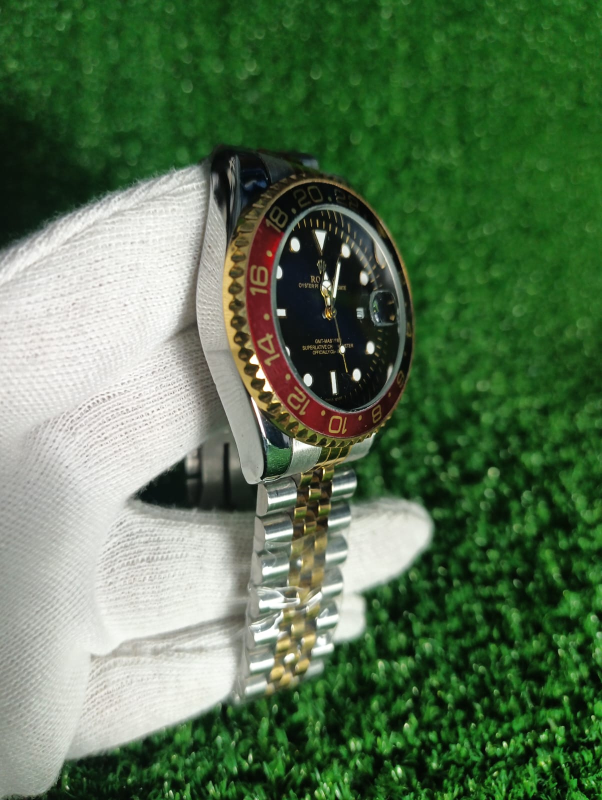 Luxury Rlx Stainless Steel Men’s Watch – Date Display